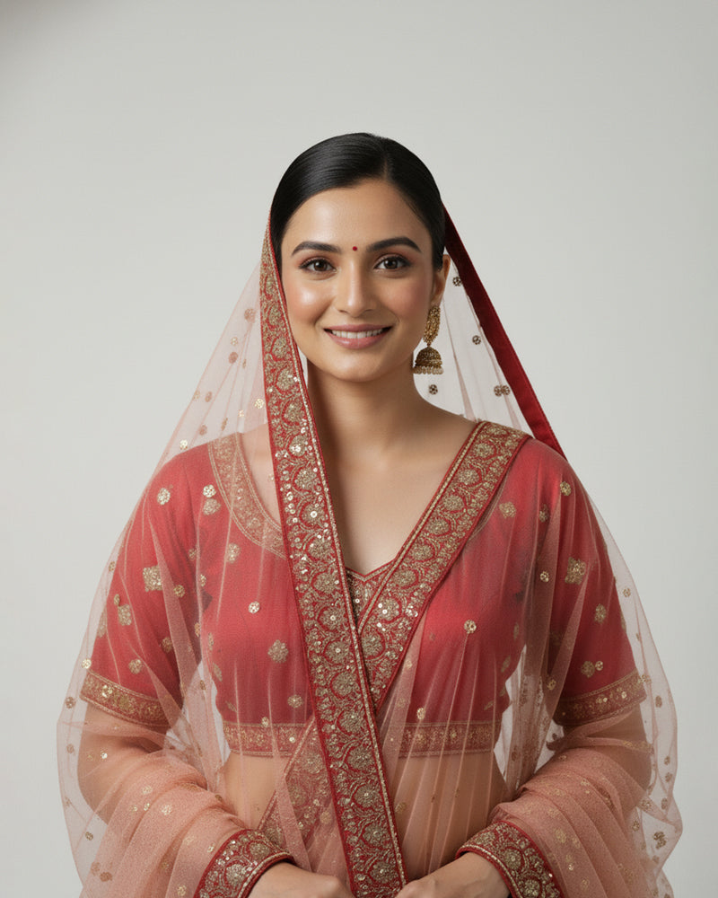 Rani Lehenga Choli Set with Gold Embroidery – Bridal & Festive Couture