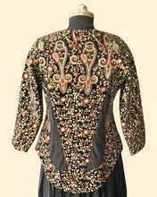 Designer Gown & Jacket Set – Handcrafted Embroidery & Sheer Skirt