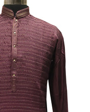 Maroon Kurta with Light Golden Zari Work Kurta Set