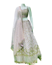 Emerald Radiance Sequence Work Lehenga Choli – Designer Wedding Ensemble