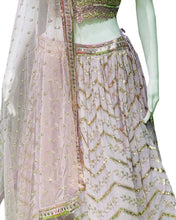 Emerald Radiance Sequence Work Lehenga Choli – Designer Wedding Ensemble