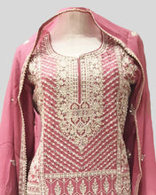 Rosewood Radiance Handwork Embroidered Palazzo Set – Luxe Occasion Wear