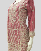 Rosewood Radiance Handwork Embroidered Palazzo Set – Luxe Occasion Wear