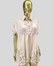 Meadow Mist Embroidered Coord Set – Casual Chic with Botanical Accents